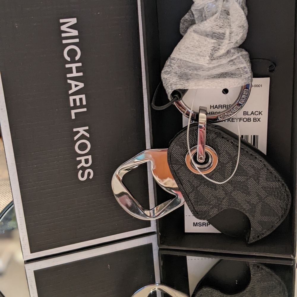 Michael kors keychain with bottle opener